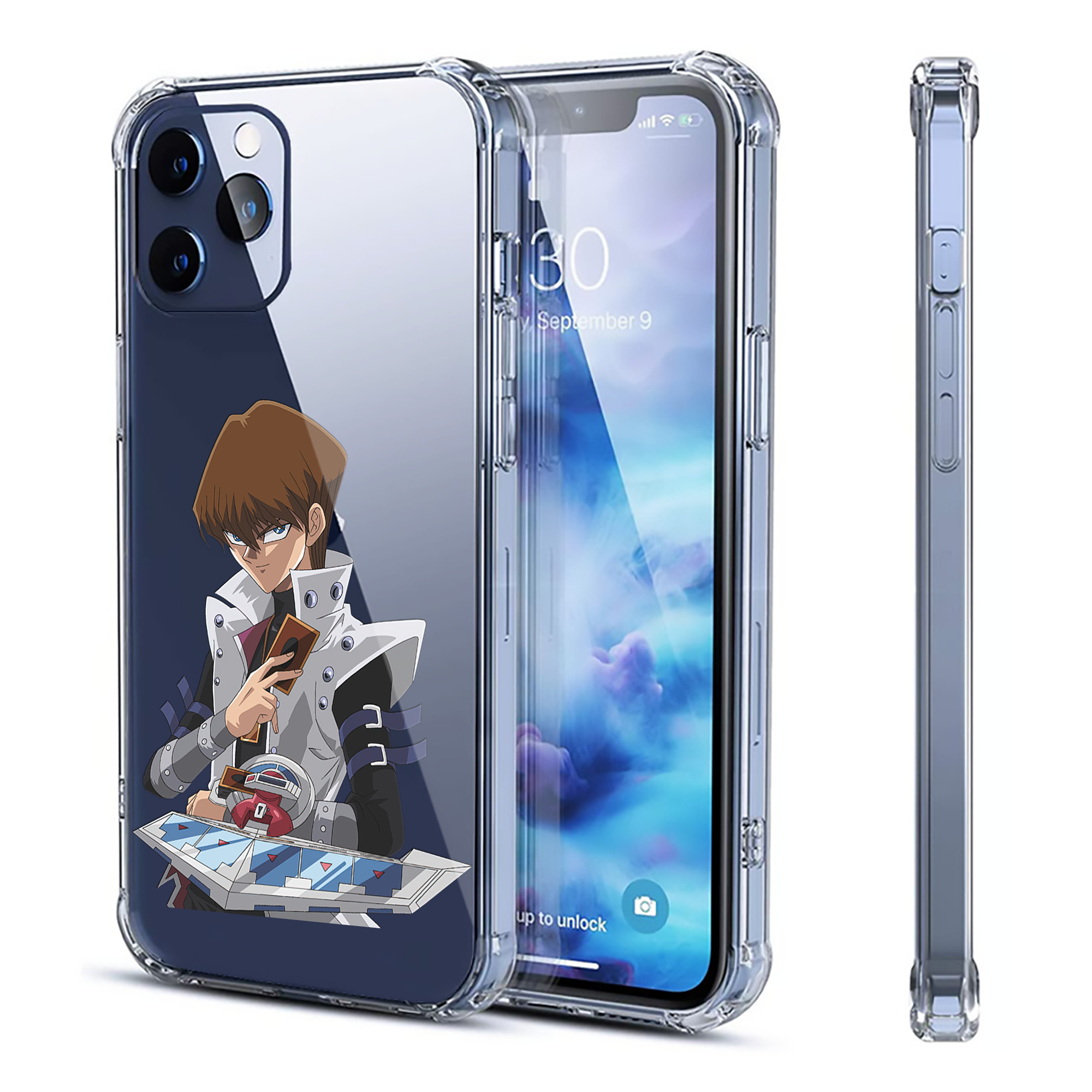 （画像用） 遊☆戯☆王 Yu-Gi-Oh! 【iPhone 12シリーズ対応】透明スマホケース（クリアソフトケース）